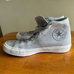 Converse Chuck Taylor Mens 6.5 / Women 8.5 All Star II Flying Hi Wolf Grey Shoes